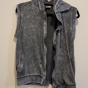 Totally pink women's vest hoodie sweatshirt large